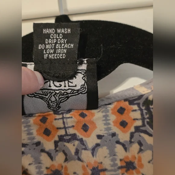 Angie Women’s Small Boho Floral Kimono Cardigan Lightweight Open Front Drape Top - Picture 4 of 4